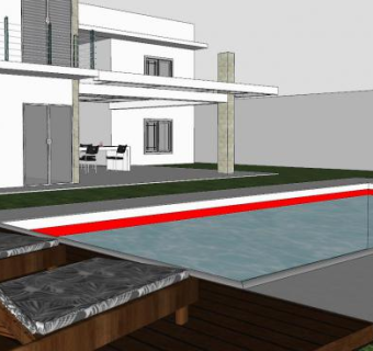 现代大厦建筑别墅SU模型下载_sketchup草图大师SKP模型