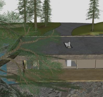 现代豪宅房子别墅SU模型下载_sketchup草图大师SKP模型