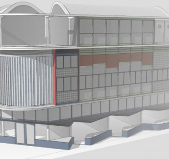 艺术工作室办公楼SU模型下载_sketchup草图大师SKP模型