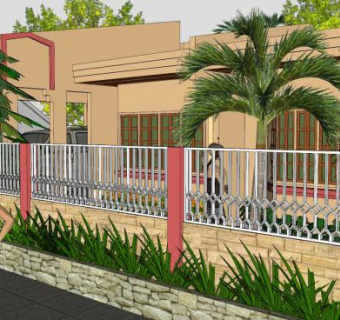 别墅建筑住宅SU模型下载_sketchup草图大师SKP模型