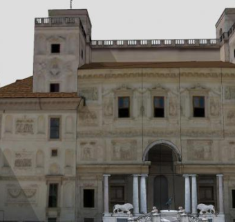 美第奇别墅建筑SU模型下载_sketchup草图大师SKP模型