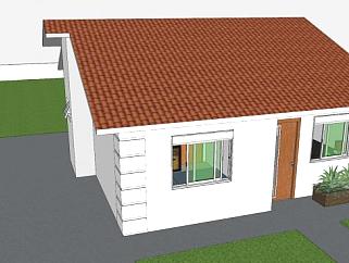 标准<em>小型住宅</em>建筑SU模型下载_sketchup草图大师SKP模型