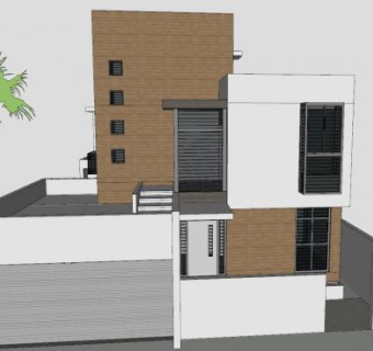 平房别墅豪华建筑SU模型下载_sketchup草图大师SKP模型