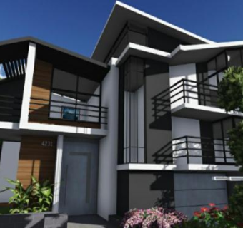 户外住宅别墅建筑SU模型下载_sketchup草图大师SKP模型