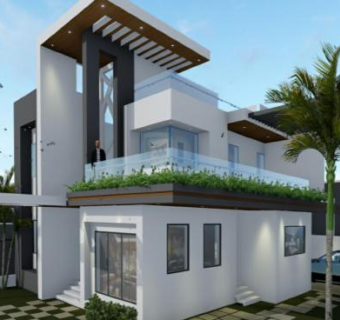 住宅别墅建筑房子SU模型下载_sketchup草图大师SKP模型