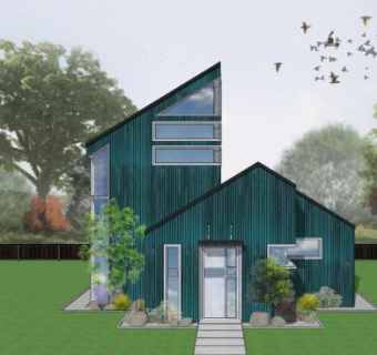 现代户外别墅住宅SU模型下载_sketchup草图大师SKP模型