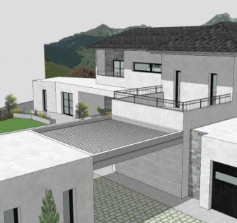 家居住宅别墅SU模型下载_sketchup草图大师SKP模型