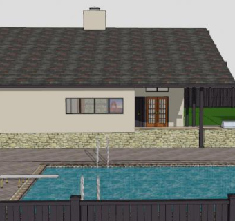 当代别墅户外建筑SU模型下载_sketchup草图大师SKP模型