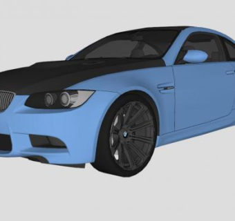 宝马汽车M3的SU模型_su模型下载 草图大师模型_SKP模型
