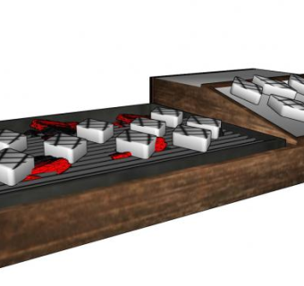 碳烤年糕街边食物SU模型下载_sketchup草图大师SKP模型
