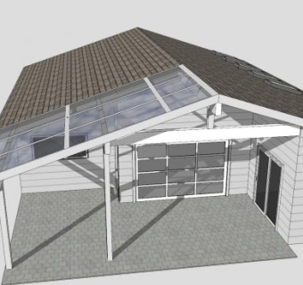 家庭商店建筑SU模型下载_sketchup草图大师SKP模型