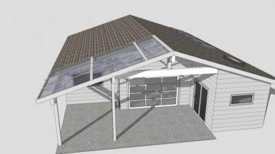 家庭商店建筑SU模型下载_sketchup草图大师SKP模型