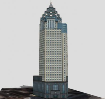 上海金陵东路外滩光明大厦SU模型下载_sketchup草图大师SKP模型