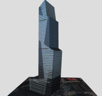 上海龙之梦大酒店建筑SU模型下载_sketchup草图大师SKP模型