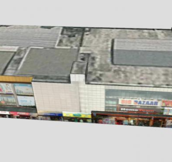 阿迪提亚市中心商店SU模型下载_sketchup草图大师SKP模型