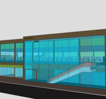 大型超市购物中心SU模型下载_sketchup草图大师SKP模型