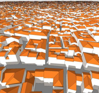 非正式城市规划设计SU模型下载_sketchup草图大师SKP模型