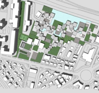 威尼斯梅斯特水区SU模型下载_sketchup草图大师SKP模型