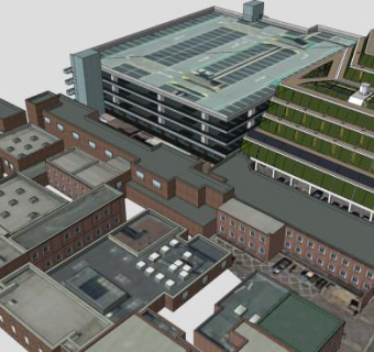 朴茨茅斯城市农场SU模型下载_sketchup草图大师SKP模型