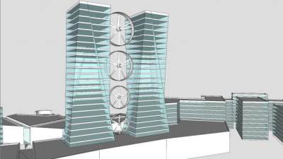 波特兰城市知识区SU模型下载_sketchup草图大师SKP模型