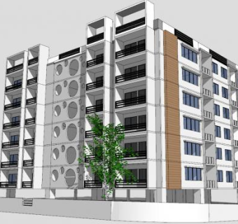 现代公寓住宅别墅SU模型下载_sketchup草图大师SKP模型