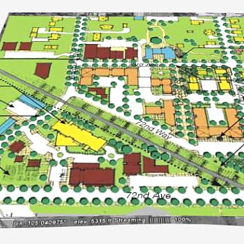 哈里斯公园邻舍规划SU模型下载_sketchup草图大师SKP模型