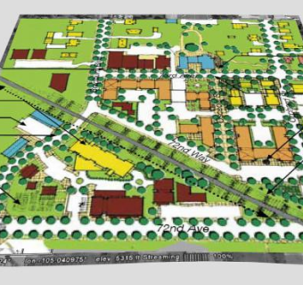 哈里斯公园邻舍规划SU模型下载_sketchup草图大师SKP模型