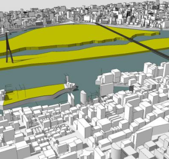 里加市城市建筑SU模型下载_sketchup草图大师SKP模型