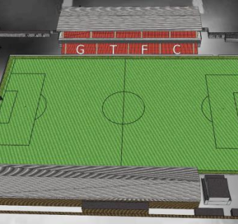 布伦德尔公园球场SU模型下载_sketchup草图大师SKP模型