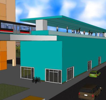 新加坡捷运设计SU模型下载_sketchup草图大师SKP模型