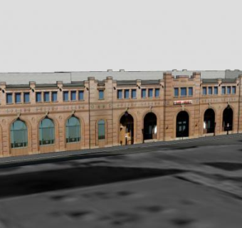 克尔广场花山健身俱乐部及办公大楼SU模型下载_sketchup草图大师SKP模型