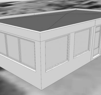 格鲁齐亚德兹卡商业街SU模型下载_sketchup草图大师SKP模型