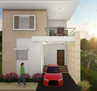 别墅建筑双层住宅SU模型下载_sketchup草图大师SKP模型