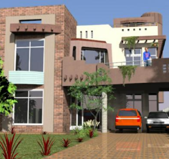 建筑事务所别墅SU模型下载_sketchup草图大师SKP模型