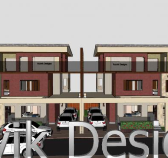 现代居室住宅别墅SU模型下载_sketchup草图大师SKP模型