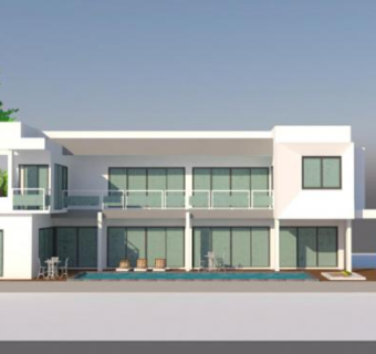 现代风格住宅别墅建筑SU模型下载_sketchup草图大师SKP模型