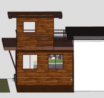 现代建筑别墅房子SU模型下载_sketchup草图大师SKP模型