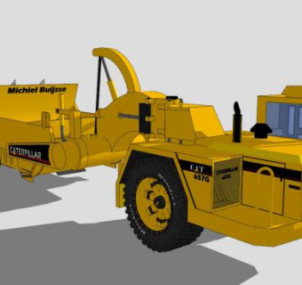 铲运机的SU模型_su模型下载 草图大师模型_SKP模型