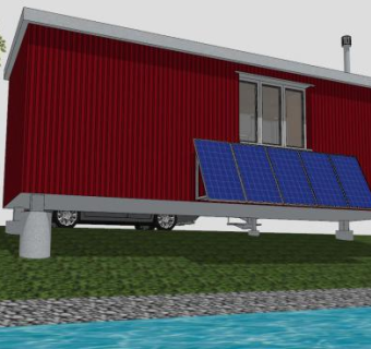 住宅别墅小房子建筑SU模型下载_sketchup草图大师SKP模型