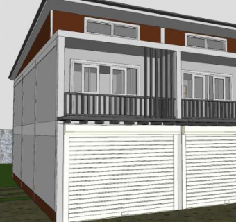 办公商业建筑别墅SU模型下载_sketchup草图大师SKP模型
