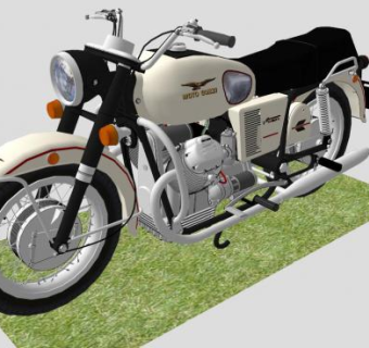 3D摩托车精细SU模型_su模型下载 草图大师模型_SKP模型
