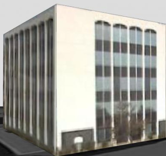 斯科基大道上的办公楼SU模型下载_sketchup草图大师SKP模型