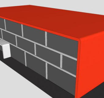 现代办公楼概念大楼SU模型下载_sketchup草图大师SKP模型