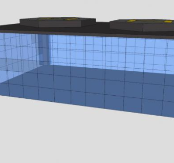 带停机坪的办公大楼SU模型下载_sketchup草图大师SKP模型