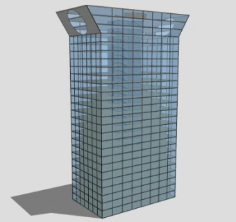 业务综合楼建筑SU模型下载_sketchup草图大师SKP模型