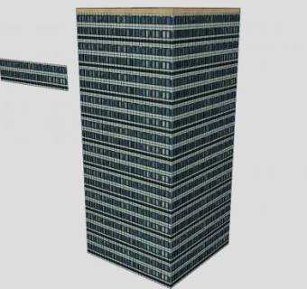 普通办公大楼SU模型下载_sketchup草图大师SKP模型
