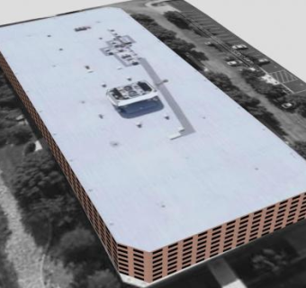 约克城办公楼建筑SU模型下载_sketchup草图大师SKP模型