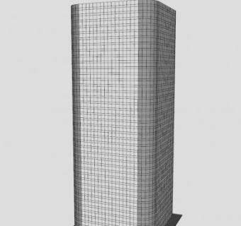 迈阿密的办公大楼SU模型下载_sketchup草图大师SKP模型