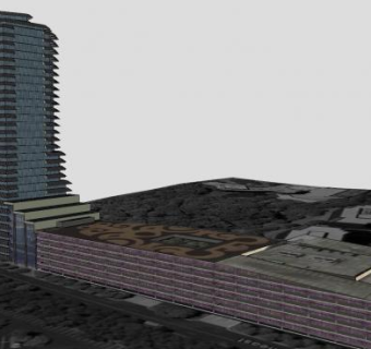 亚特兰大办公大楼SU模型下载_sketchup草图大师SKP模型