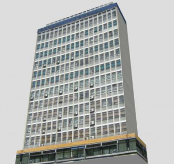 卡洛瓦克办公楼SU模型下载_sketchup草图大师SKP模型